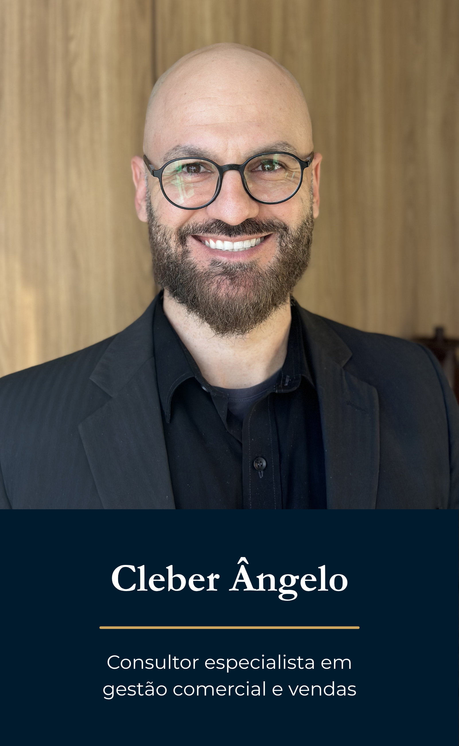 Card de biografia de Cleber